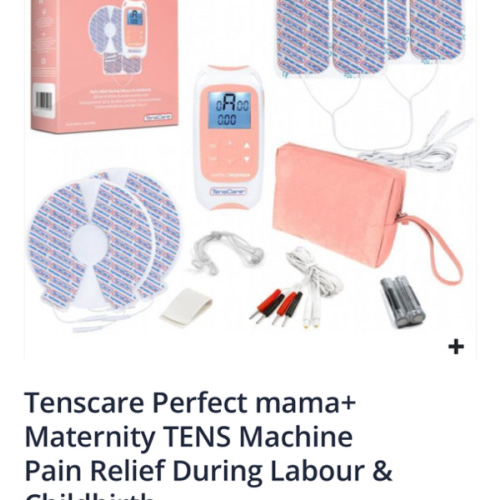 Tenscare Perfect mama+ Maternity TENS Machine Pain Relief During Labour & Childbirth