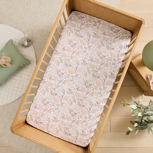 Adairs Kids - Jersey Natural Australian Animals Cot Fitted Sheet Pack of 2 | Adairs