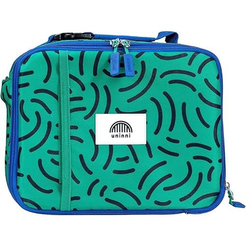 Strokes Insulated Lunch box for Kids - Age 3+ with Leak-Resistant Storage, Mesh Pocket, Removable Divider for Snacks, Sandwiches and Drinks, BPA-Free Food-Grade lunch bag kids, Girls and Boys
