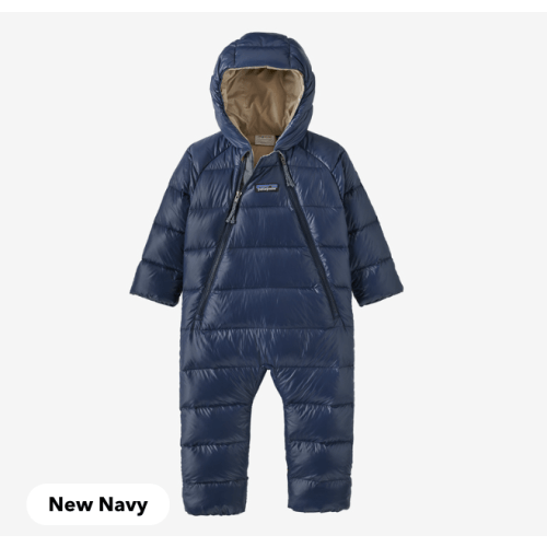 Patagonia Infant Snow Suit in Navy Size 6-12 Months