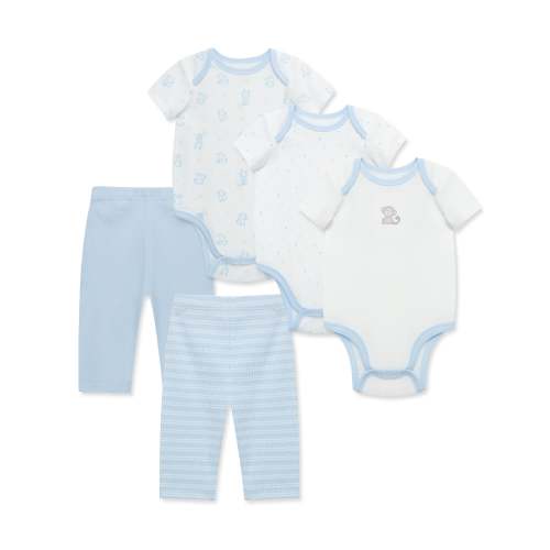 Cuddles 5-Piece Bodysuit & Pant Set