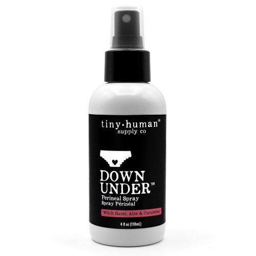 Down Under Herbal Perineal Spray 4oz, 97% Organic, Herbal Postpartum Relief, Soothing Natural Mist for Mama, Hospital Birth Kit Essential, Made in USA