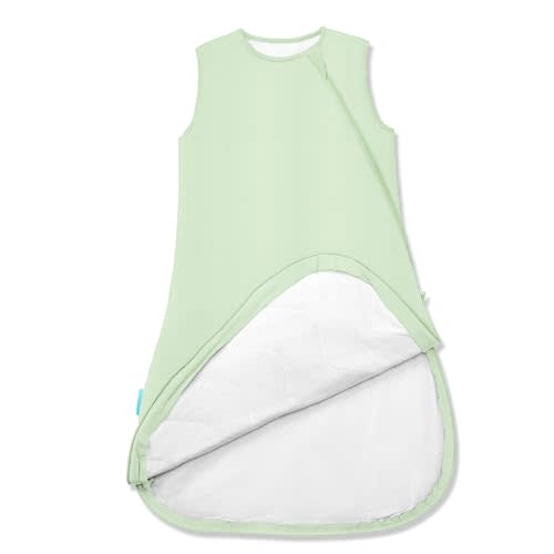 PurComfy Supersoft Sleep Sack 1.0 TOG, Premium Bamboo Viscose Baby Sleeping Bag 2-Way Zipper Sleep Sack Baby Wearable Blanket