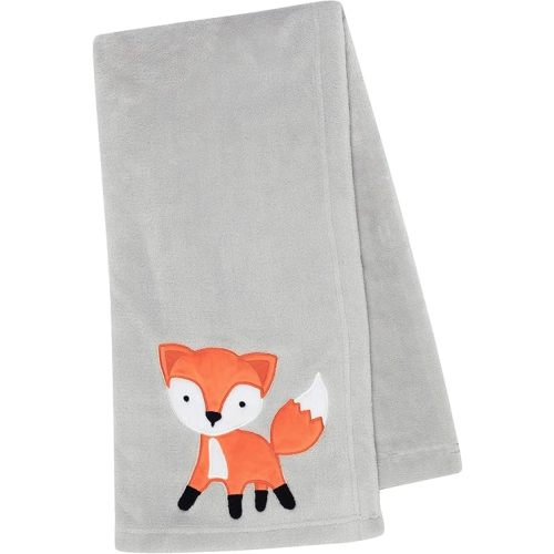 Bedtime Originals Woodland Friends Baby Blanket, Gray