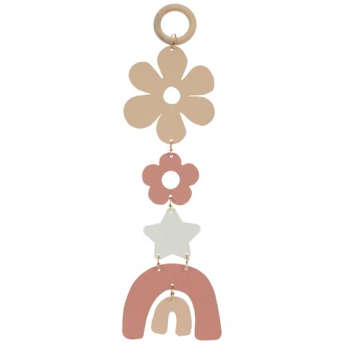 Daisy Rainbow Wood Wall Decor
