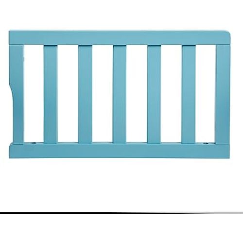 Dream On Me Convertible Crib Toddler Guard Rail in Aqua Sky