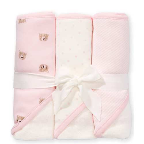 Starting Out Baby Girls Bear Towel Set