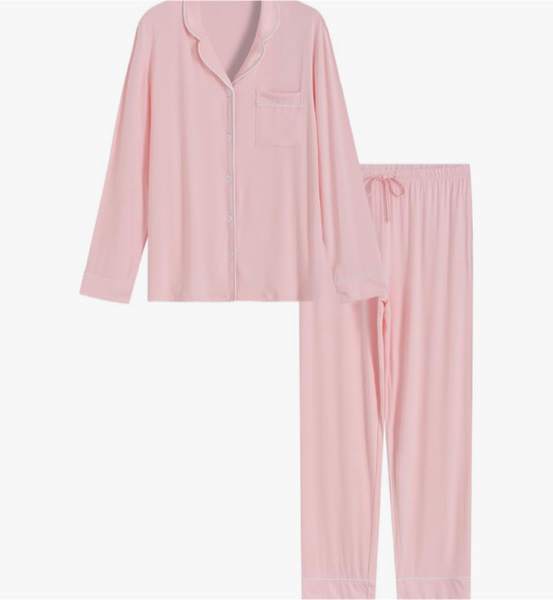 Latuza Women's 32"/34" Inseam Tall Pajama Set Bamboo Viscose Pj Set Tall Size
