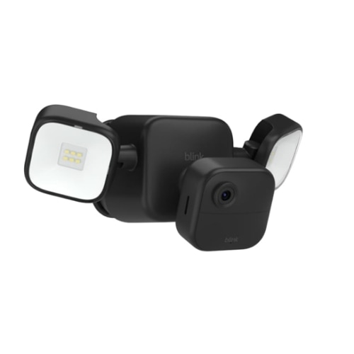 Blink Outdoor 4 Floodlight Camera (newest model), Wire-free smart security camera, 700 lumens, two-year battery life, HD live view, enhanced motion detection, Works with Alexa- 1 camera system