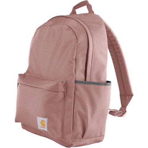 Carhartt 21L Classic Laptop Backpack, Water-Resistant Pack W/ 15" Laptop Sleeve and Organizational Compartments, Rose Tint