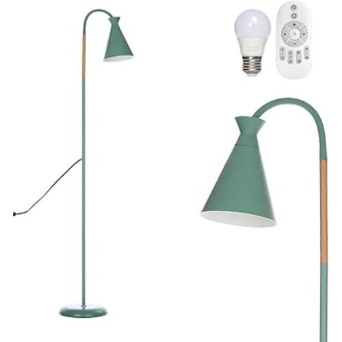 Gooseneck Floor Lamp Swing Arm Adjustable 360° Rotating Metal Bracket Lamp, Indoor Reading Lighting Dimming Floor Lamp Minimalist Style, Suitable for Living Room,Study, Bedroom, Office