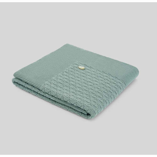 Sage Knitted Blanket