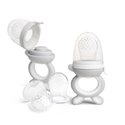 2 pack Food Feeder + 2-pack Replacement Silicone Pouch with 38% off