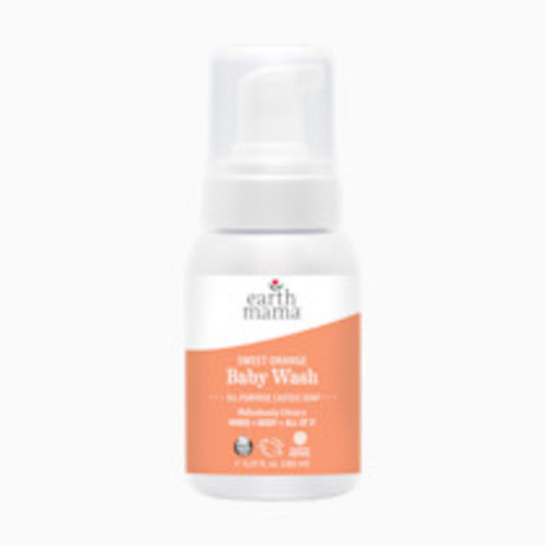 Earth Mama Baby Wash - Sweet Orange, 6.27 Fl Oz