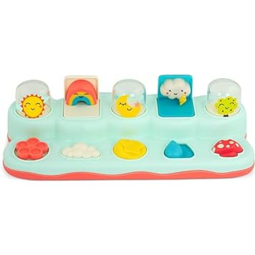 B. toys- Pop-Up Buddies- Cause and Effect Play – Learning Toys for Babies – Interactive Toy with Sun, Rainbow, Star – 18 Months +