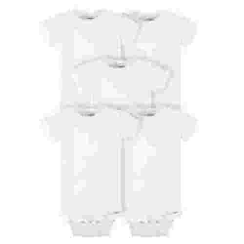 Gerber Baby Girl or Boy Gender Neutral Onesies Brand Cotton Rib Bodysuits, 5-Pack