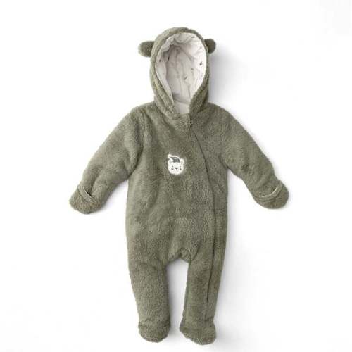 Forest Snuggle Bear Onesie, Olive - Andy Wawa | Maisonette