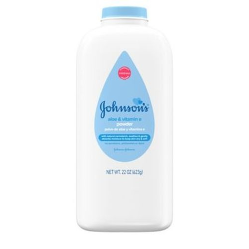 Johnson's Naturally Derived Cornstarch Baby Powder, Aloe & Vitamin E For Delicate Skin - 22oz