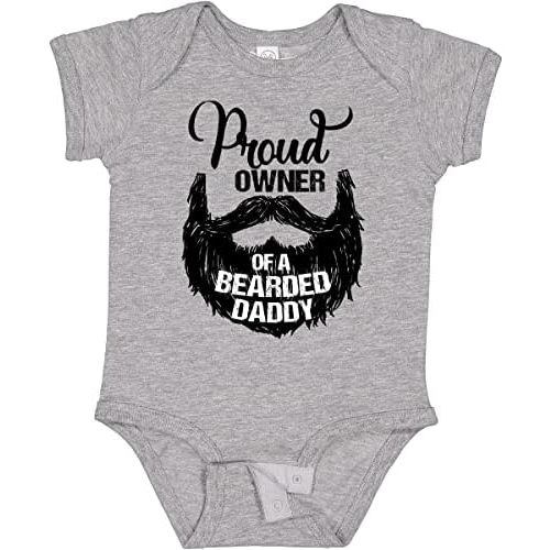 inktastic Proud Owner Of a Bearded Daddy Baby Bodysuit