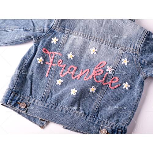 Adorable Custom Denim Jacket: Personalized Baby & Toddler Jean Jacket - Perfect for Baby Showers or Birthdays!