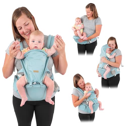 Acorn Baby Parent Carrier Sling with Hip Seat - Ergonomic Carrier 6-in-1 Front Carrier Breastfeeding Holder for Parents