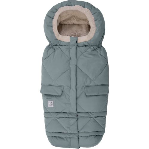 7AM Enfant Stroller Blanket 212 - Adjustable Baby Car Seat Zipped Blanket for Babies Winter, Unisex Multi Purpose Fleece Lined Warm Hooded Toddler Footmuff Water Repellent | (6M - 4T)