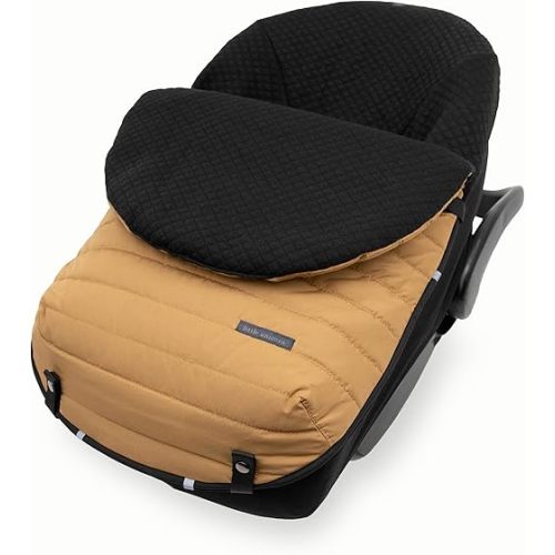 Little Unicorn Infant Car Seat Footmuff – Weather-Resistant Baby Bunting Bag with Magnetic Closure, Non-Slip Backing & Open Harness Design – Universal Fit Winter Cover for Baby Car Seat & Stroller