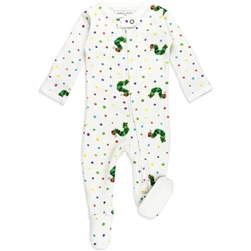 L'ovedbaby Unisex Baby Organic 2-Way Zipper Footie