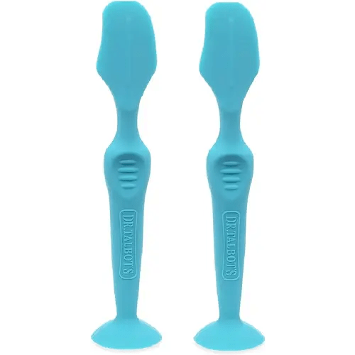 Dr. Talbots Silicone Diaper Cream Brush with Suction Base, Aqua (2 Pack)