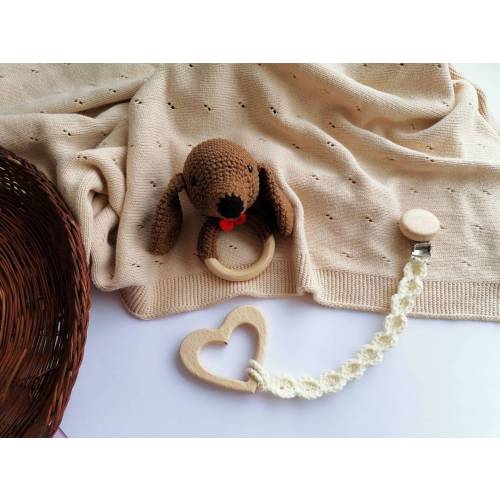 Dachshund Baby Gift Set, Dog Baby Toy Set, Dog Baby Shower Gift, Pregnancy Gift
