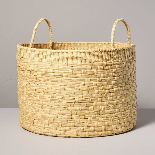 Tall Round Woven Storage Basket - Hearth & Hand™ With Magnolia