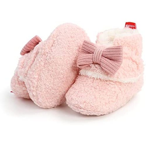 Ohwawadi Infant Baby Slippers Girls Boys Booties Warm Baby Socks Shoes Newborn Crib Shoes Baby Footwear Prewalkers
