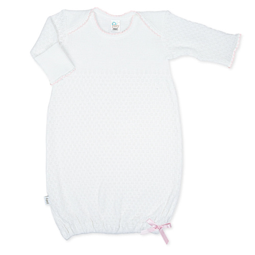 Paty Knit Overlap Shoulder Gown – PatyInc