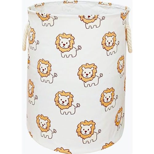 VAIVUSTO Large Laundry Basket Canvas Storage Bins Baby Nursery Hamper for Boys and Girls Toy Box Gift Baskets for Home,Office,Home Decor