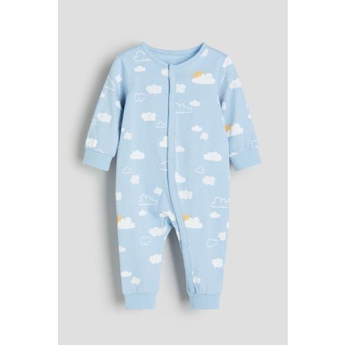 Patterned Pajama Jumpsuit