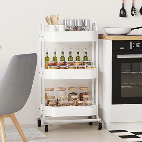 Pumping/Diaper Cart - Mobile 3-Tier