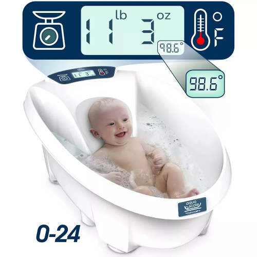Baby Patent AquaScale 3-In-1 Digital Scale, Water Thermometer And Infant Tub
