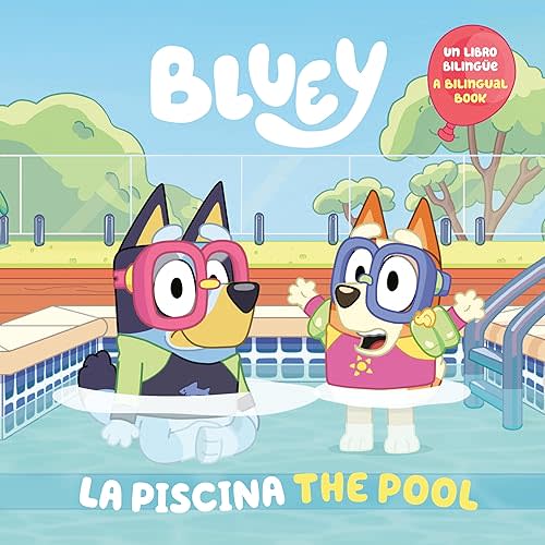 Bluey: The Pool/La piscina (Bilingual English-Spanish Edition) Paperback – April 30, 2024