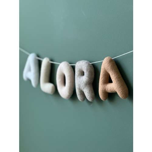 Custom Name Banner, Custom Name Garland, Felt Name, Felt Name Garland, Nursery Decoration, Baby Shower, Christening, Newborn Gift, Baptism