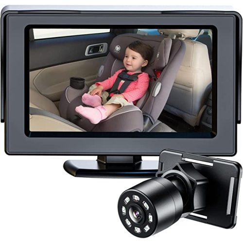 Itomoro Baby Car Mirror, View Infant in Rear Facing Seat with Wide Crystal Clear View,Camera Aimed at Baby-Easily to Observe The Baby's Every Move