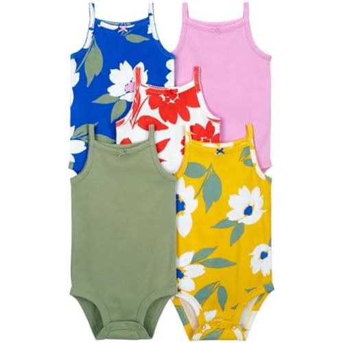 Carter's baby-girls Multi-pk Bodysuits 126g330