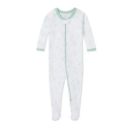 LAKE | Baby | Pima Cotton Pajamas | Night Before Christmas Baby Sleeper