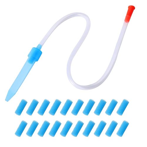 PewinGo Nasal Aspirator for Baby with 20 Hygiene Filters, Reusable Infant Nose Cleaner, Easy to Use and Clean, 0+Newborn,Infant Congestion Relief