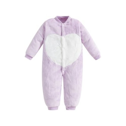 Suealasg Baby Girl Boys Jumpsuit Newborn Winter Fleece Long Sleeve Bodysuit 3M 6M 9M 12M 18M Infant Heart Footed One Piece Romper Loungewear