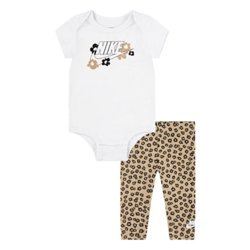 Baby Girls Bodysuit and Floral Leggings Set