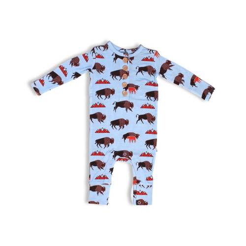 Gilmer Henley Long Sleeve Romper