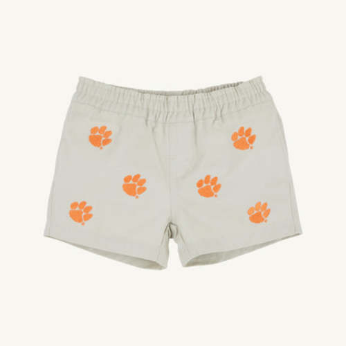 Clemson Critter Sheffield Shorts - Saratoga Stone