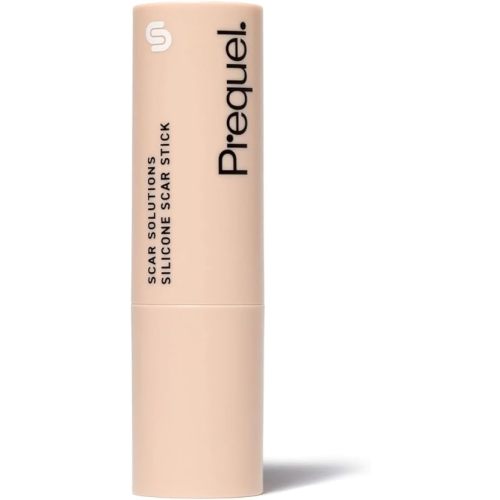 Prequel Skin Scar Solutions 60% Silicone Scar Stick. Thick Solid Velvety Film for Scars. Formula Infused with Centella Asiatica Extracts and Vitamin E. Soothing and Occlusive