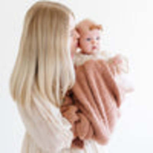 Receiving Blanket | French Rose
