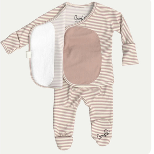 Footie - Berry Twist – Bonsie Skin to Skin Babywear